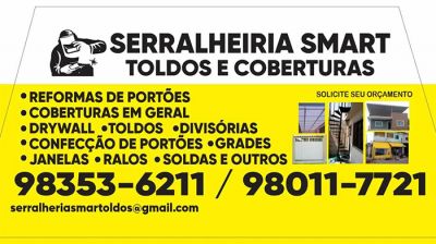 "Serralheria Smart Toldos e Coberturas"